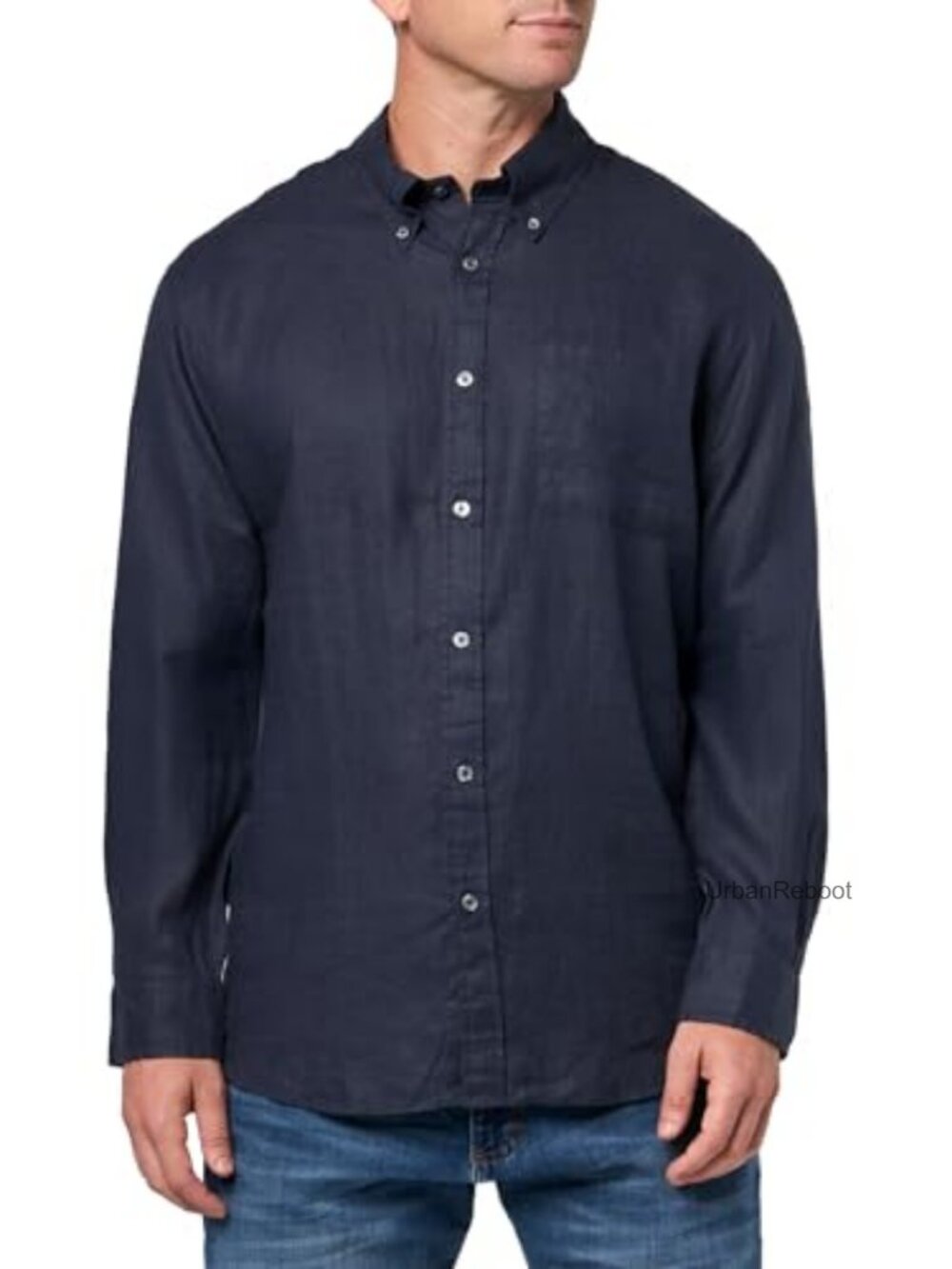 Brooks Brothers Button Down Collar Irish Linen Long Sleeve Sport Shirt